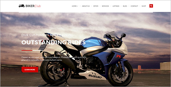 BikersClub HTML Template