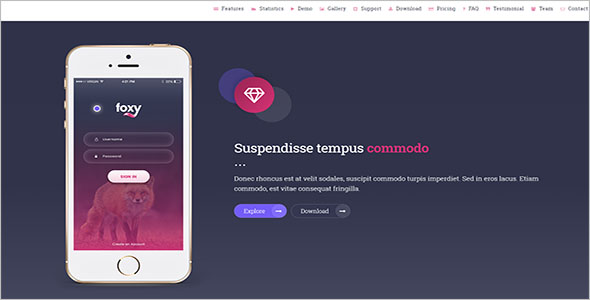 Bootstrap Landing Page Template