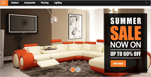 Bootstrap Template For Interior Design