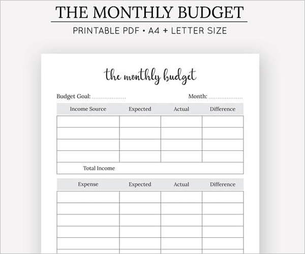 16+ Free Budget Tracking Templates Excel Formats