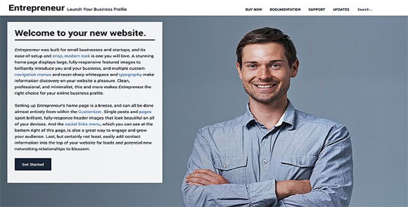 Business & Entrepreneurs WordPress Theme