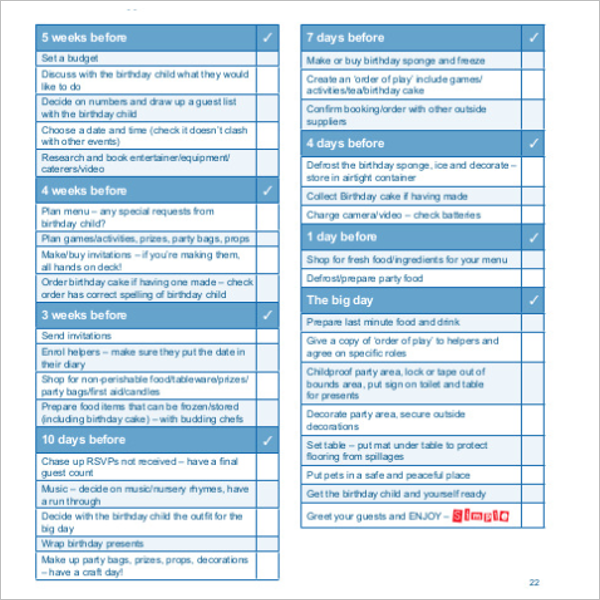 18+ Birthday Itinerary Templates Free Word Design Ideas