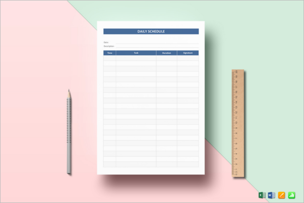 College Homework Planner Template