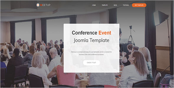 Conference Event Joomla Template