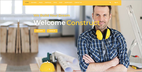 Construction Business Drupal 8 Theme