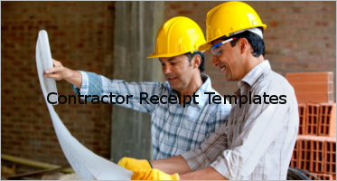 Contractor Receipt Templates