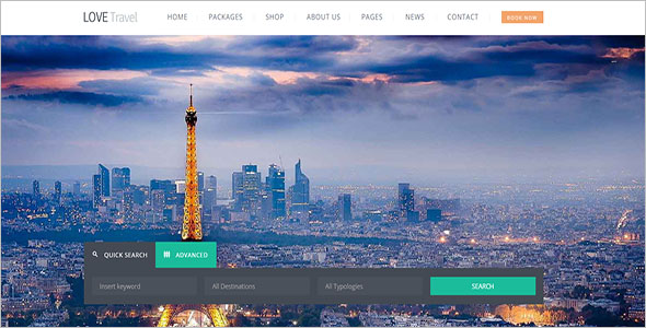 Creative Travel Agency WordPress Theme