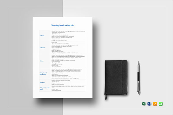 Daily Cleaning Checklist Template