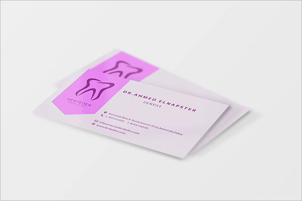 Dental Business Card Template Free Download