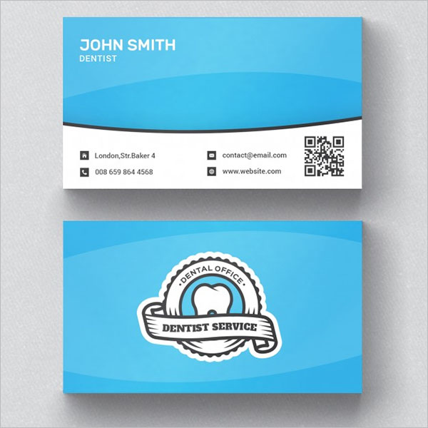 Dental Care Business Card Front & Back