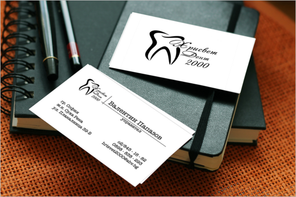 Dental Care Business Card Template Download