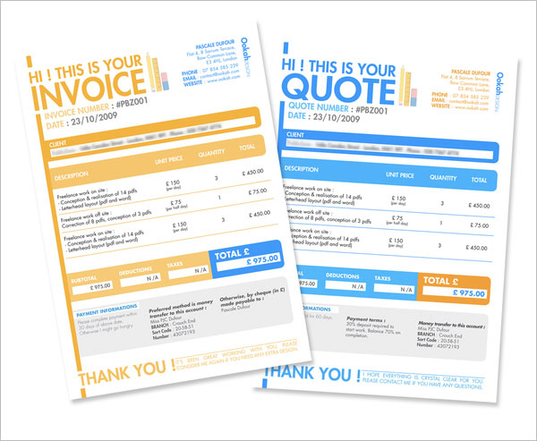 47+ Quotation Templates Free PDF, Word, Doc, Excel, PSD Formats