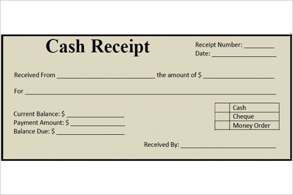 32 money receipt templates free doc pdf excel psd formats