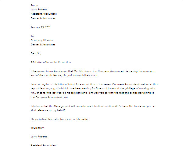 Download Promotion Letter Template