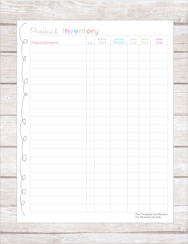 22+ Product Inventory Templates Free Excel Designs