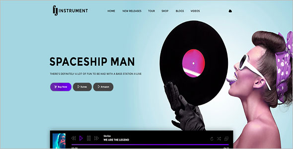 Elegant Music Joomla Template