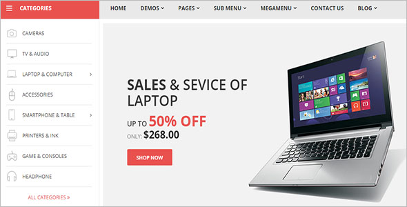 Electronics Store Blog Theme