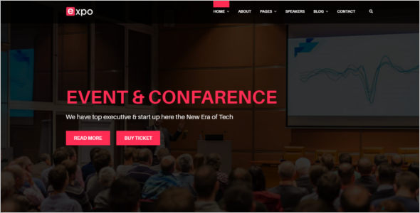 Event Management Website WordPress Theme