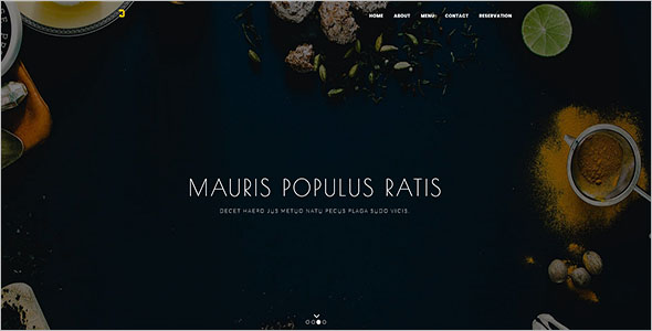 Food Drupal 8 Template