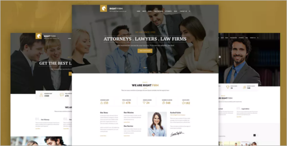 Free Law Firm Website Template