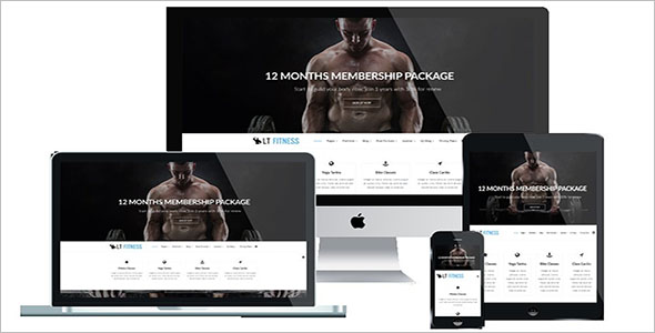 Fully Responsive Fitness Joomla Template