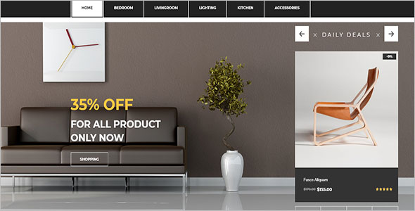 Furniture Bootstrap Ecommerce Template