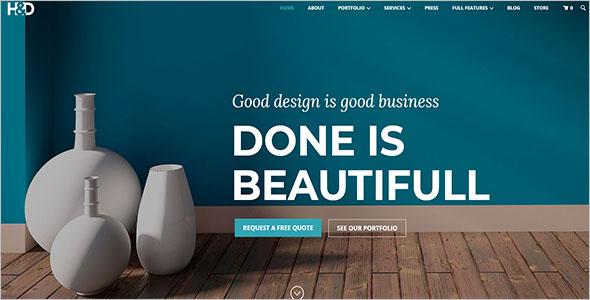 Furniture Bootstrap Template