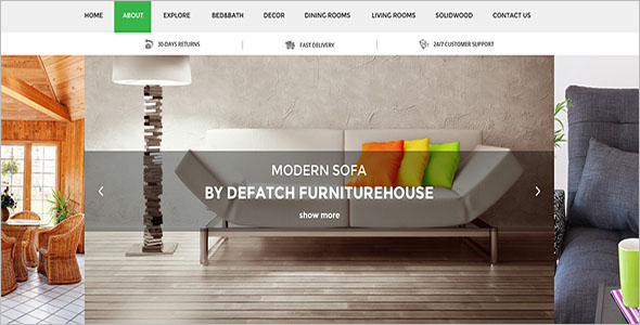 Furniture Responsive HTML Template