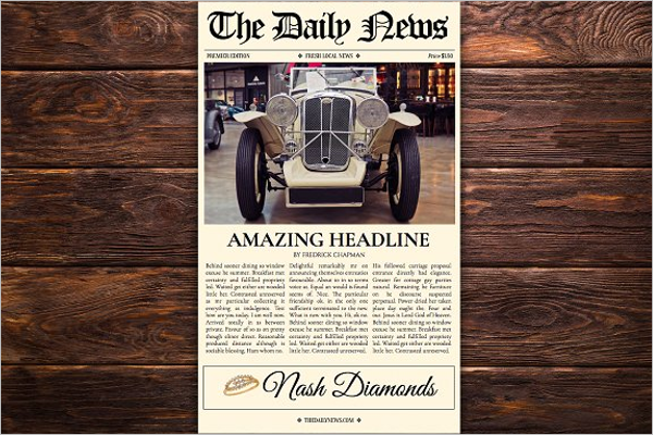 Google Docs Newspaper Template