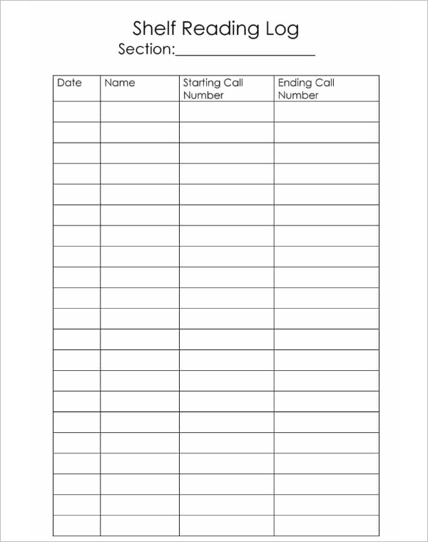 GuidedÂ Reading Log Template