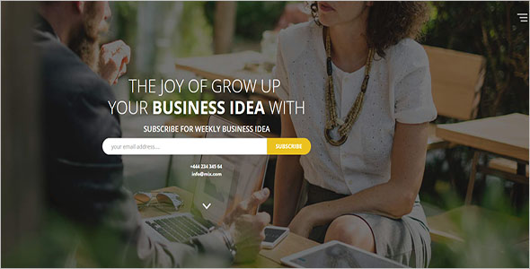 HTML Consulting Landing Page Template