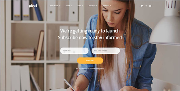 HTML Page Builder Template