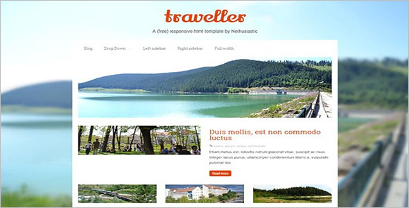 HTML Travel Website Template