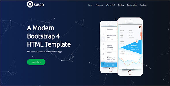 HTML5 App Landing Page Template