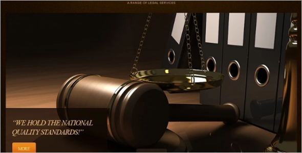 High-Quality Law Firm Website Template