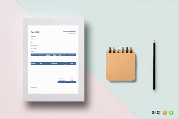 Indian Restaurant Receipt Format