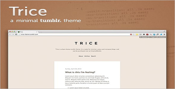Infinite Scroll Tumblr Theme