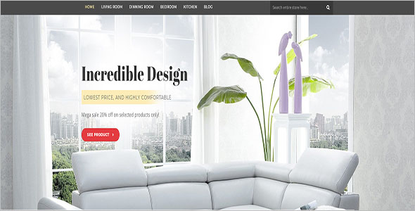 Interior Decoration Furniture Blog Theme