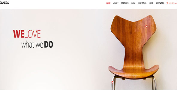 Interior Furniture Portfolio Theme