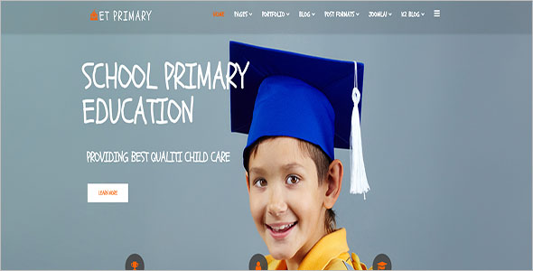 Kids Primary School Joomla Template