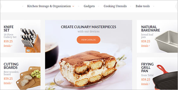 Kitchen Furniture Magento Theme