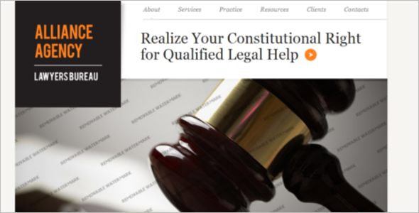 Law Firm Best Website Template