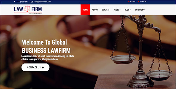 Law Firm HTML Template