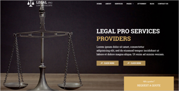 Legal Business Website Template