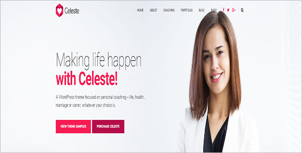 Life & Health Coaching WordPress Theme