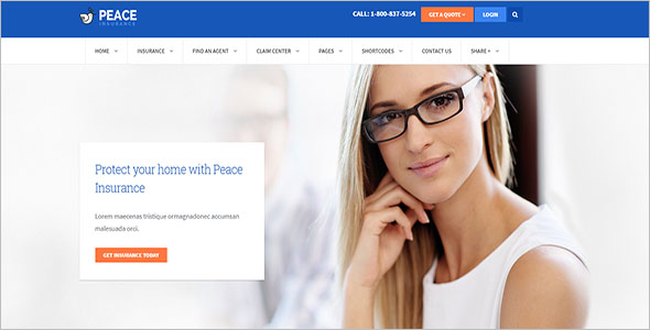 Life Insurance WordPress Theme