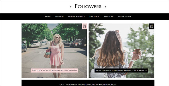 Lifestyle Blog Theme for Social Media Influencers