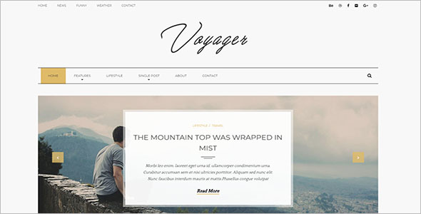 Lifestyle Blogger Theme