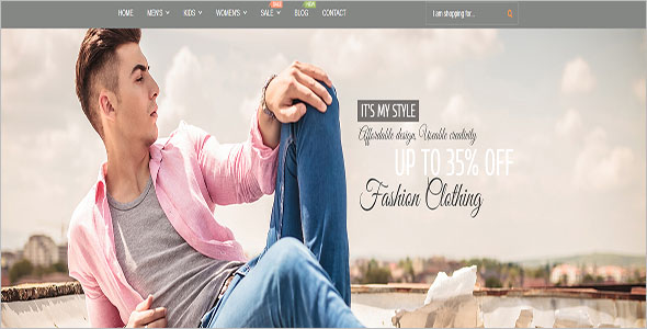 Magento Clothing Theme