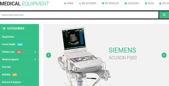 Medical Store Magento Template